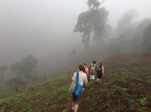 Hiking in the clouds